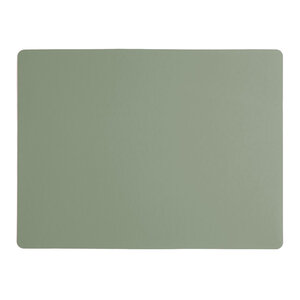 Vacavaliente SRL Ruca set de table rectangulaire Sage Green en cuir recyclé Vacavaliente SRL Ruca set de table rectangulaire Sage Green en cuir recyclé
