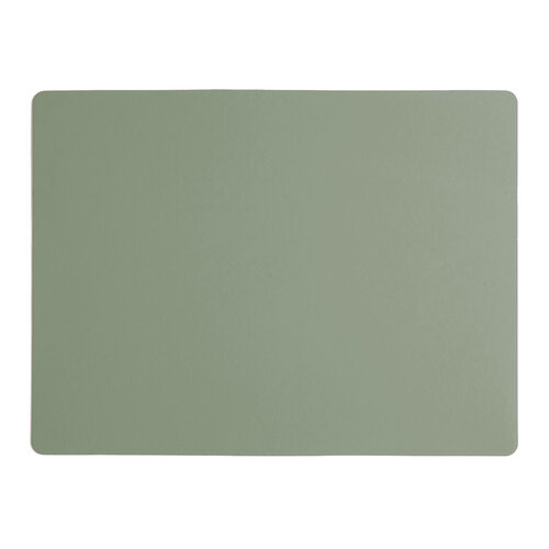 Vacavaliente SRL Ruca placemat rechthoekig Sage Green recycl. leer