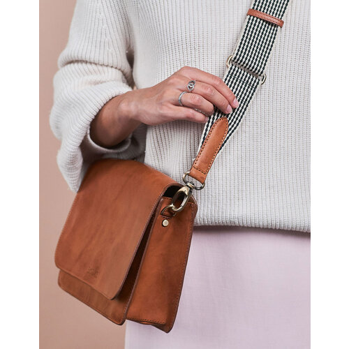 O My Bag Audrey handtas klassiek leer cognac - 2 riemen