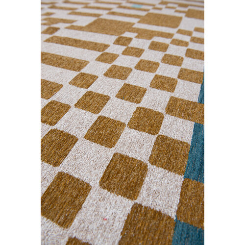 Louis De Poortere Rugs Chess tapijt 9338 honey Craft Chess collection