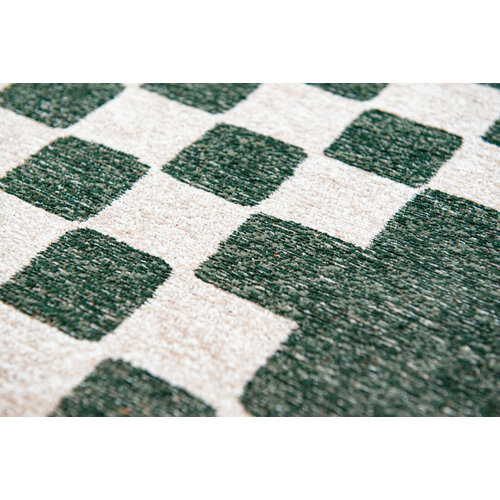 Louis De Poortere Rugs Chess tapijt 9338 deep green Craft Chess collection