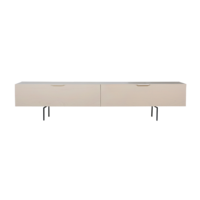 TV-meubel zandkleurig met zichtbare houtnerven 167 cm