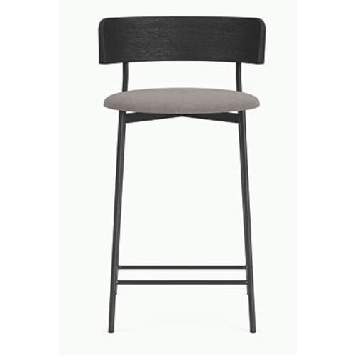 Fest Amsterdam Friday counterstoel zwarte frame/zwarte rugleuning Fest Amsterdam Friday counterstoel zwarte frame/zwarte rugleuning