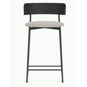 Fest Amsterdam Friday chaise haute cadre noir/dossier noir