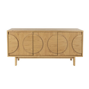 Zuiver Groove buffet/meuble bas en chêne 3 portes