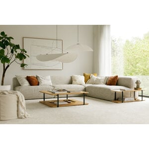 Sits Edda sofa 3 x element 114 + corner rock natural