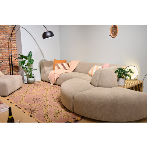 HKLiving Jax sofa links eindelement, midden element, rechts hoekelement, 2 x hoekelement sneak beige