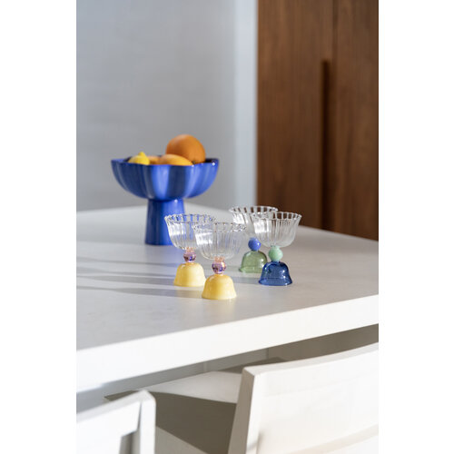 &Klevering Tulip glas caramel - set van 2