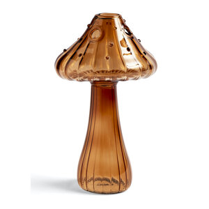 &Klevering Mushroom vaas bruin