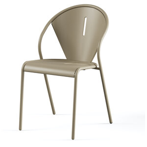 Emu Code chaise de jardin taupe Emu Code chaise de jardin taupe