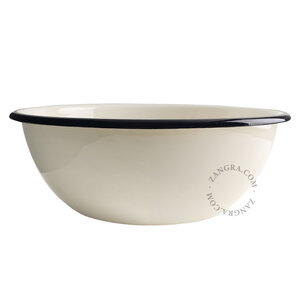 zangra Bol Ø 28 cm ivoire en émail