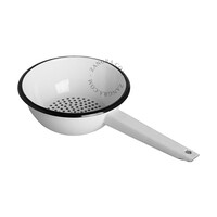 Steelvergiet email wit