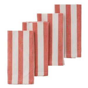 Bungalow Rimini serviette Coral - lot de 4