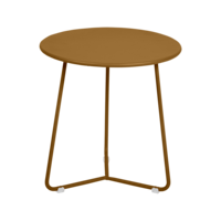 Cocotte table d'appoint en métal pain d'épices Ø 34,5 x H 36