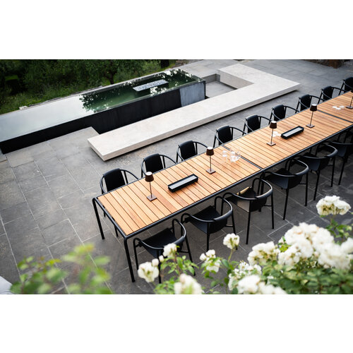 Houe Avanti tuintafel small - thermo ash