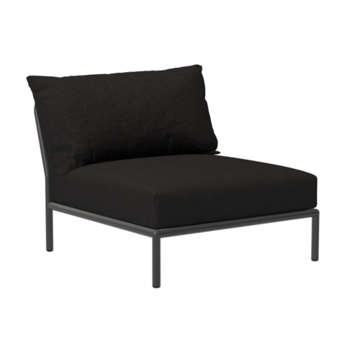 Houe Level2 lounge - combo A Charcoal heritage - donkergrijze frame