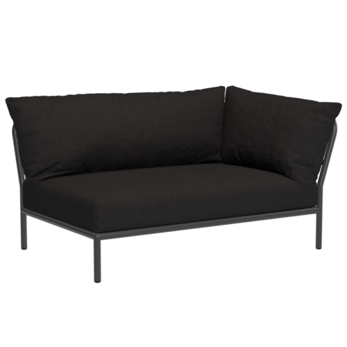 Houe Level2 lounge - combo A Charcoal heritage - donkergrijze frame