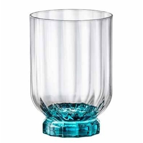 Bormioli Rocco Florian dof glas lichtblauw - set van 4