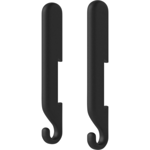 Bolia Nob crochet noir lot de 2 Bolia Nob crochet noir lot de 2