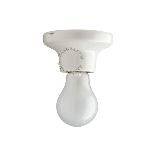 zangra Plafondlamp / wandlamp wit porselein