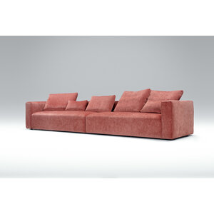 Sits Liam sofa - 2,5 zit met arm links + 2,5 zit met arm rechts Elyot vintage red