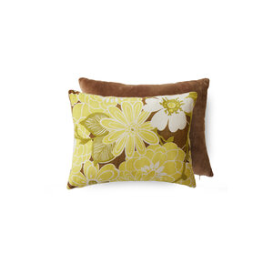 HKLiving Daisy coussin brodé