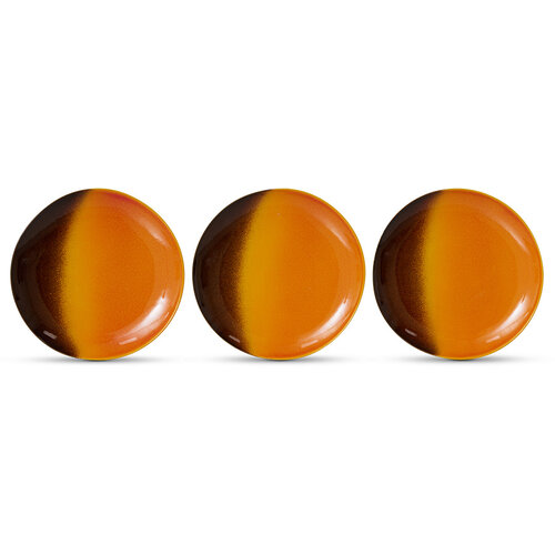 HKLiving 70’s dessertbord Sunshine Ø 17,5 cm - Set of 2