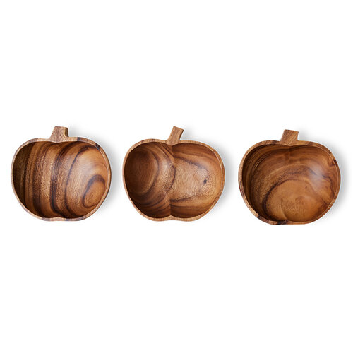 HKLiving Acacia apple bowl L