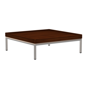 Houe Level/Level2 table basse - cadre blanc mat
