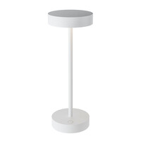 Ibiza mini oplaadbare tafellamp wit binnen/buiten