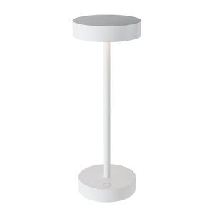 Qoozii Ibiza mini lampe de table rechargeable blanche intérieur/extérieur