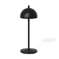 Samos oplaadbare tafellamp zwart binnen/buiten