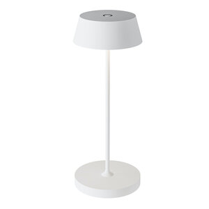 Qoozii Malta lampe de table rechargeable blanche intérieur/extérieur