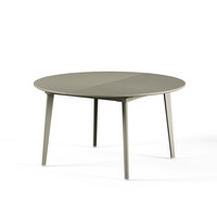 Plus4 ronde verlengbare tuintafel Ø 138+60 grey-green