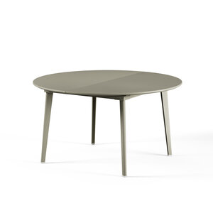 Emu Plus4 ronde verlengbare tuintafel grey-green Ø 138+60