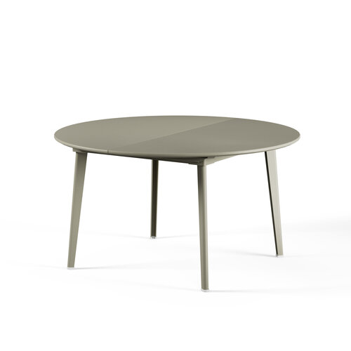 Emu Plus4 ronde verlengbare tuintafel Ø 138+60 grey-green