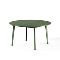 Plus4 ronde verlengbare tuintafel Ø 138+60  military green