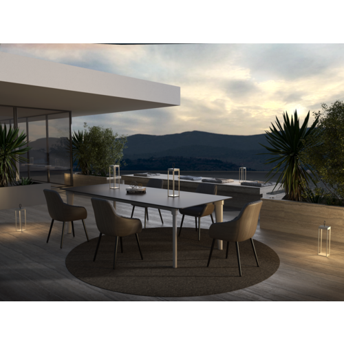 Qoozii Bali oplaadbare lantaarn wit H 50 binnen/buiten Qoozii Bali oplaadbare lantaarn wit H 50 binnen/buiten