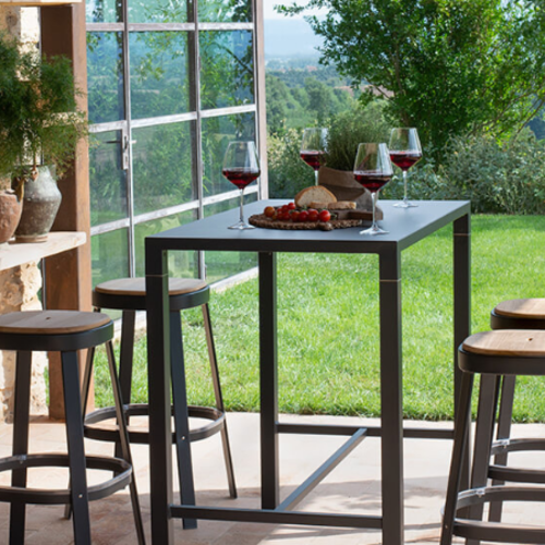 Tables hautes d’extérieur