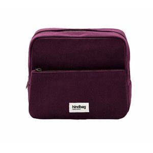 Hindbag Alix trousse de toilette XL prune Hindbag Alix trousse de toilette XL prune