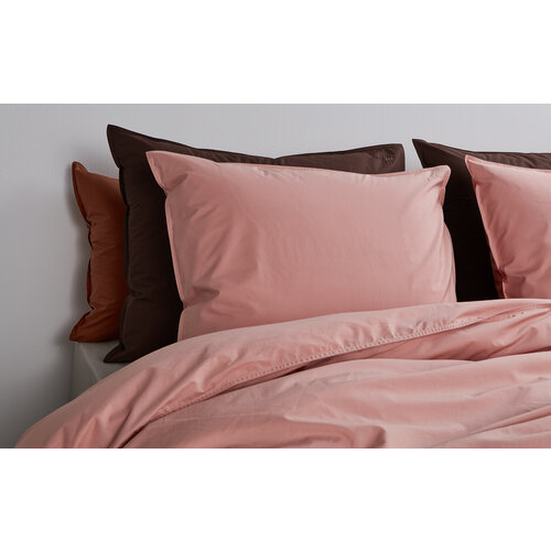 SUITE702 Dekbedovertrek excl kussensloop percale katoen dusty rose