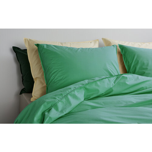 SUITE702 Dekbedovertrek percale katoen jade green - excl kussensloop