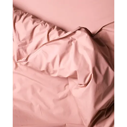 SUITE702 Dekbedovertrek percale katoen dusty rose - excl kussensloop