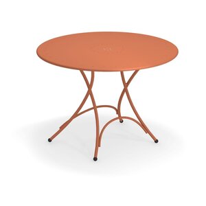 Emu Pigalle table de jardin ronde pliable Ø 105 maple red