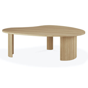 Ethnicraft Boomerang table basse 126 x 74 en bois de chêne