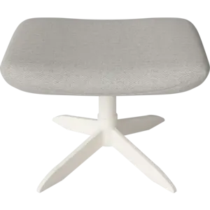 Bolia Saga repose-pieds édition spéciale piètement en acier laqué crème Bolia Saga repose-pieds édition spéciale piètement en acier laqué crème