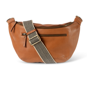 O My Bag Drew maxi sac banane avec 2 anses - cuir soft grain cognac O My Bag Drew maxi sac banane avec 2 anses - cuir soft grain cognac