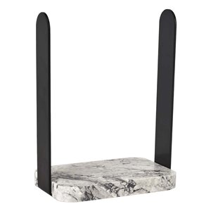 Aquanova Nero porte-serviette invité alba