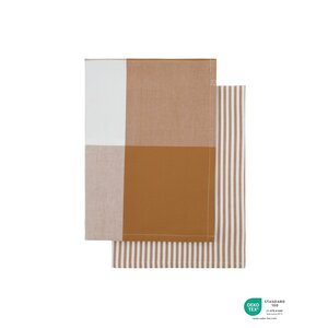 House Doctor Cook torchon de cuisine camel - lot de 2 House Doctor Cook torchon de cuisine camel - lot de 2