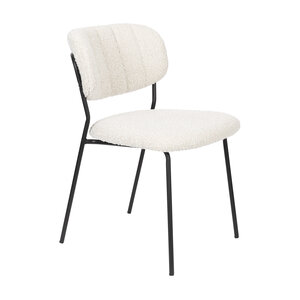 Marie chaise de salle à manger noir/bouclé Marie chaise de salle à manger noir/bouclé